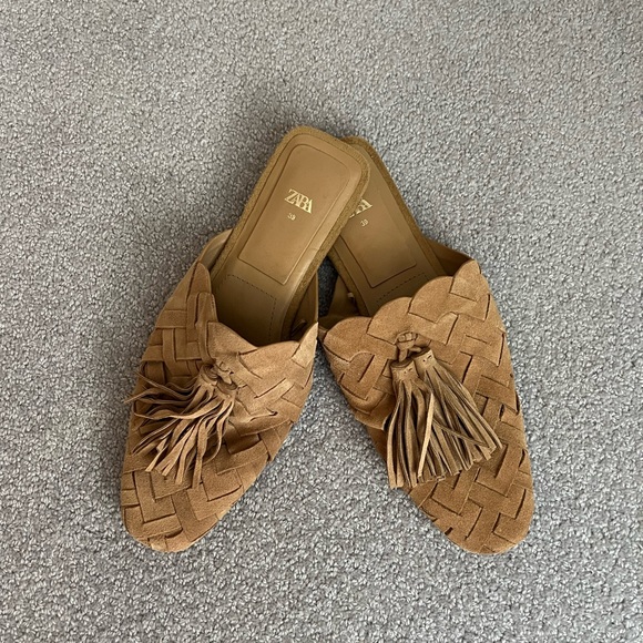 Zara Leather Babouches - Picture 6 of 7